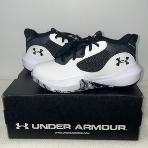 Under Armour Lockdown 6 Basketball Shoes - White/Gray